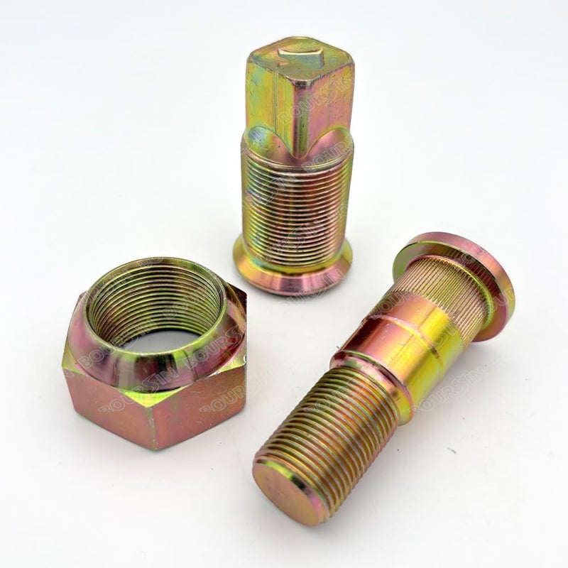 Boursin Wheel Nut & Stud RH Rear Wheel for Isuzu NPR NQR NPR-HD NRR Reach GMC/Chevy W3500 W4500 W5500 1998-2021 - Image 2
